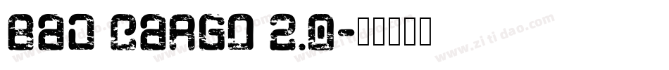 Bad Cargo 2.0字体转换